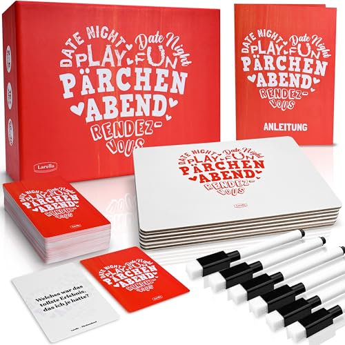 Pärchenabend Partner Geschenke - Geschenk für Ihn & Sie - Perfekte Couple Geschenke - Couple Game Kartenspiel für Paare, als Jahrestag Geschenk für Ihn & Sie oder Paar Geschenke für Beide