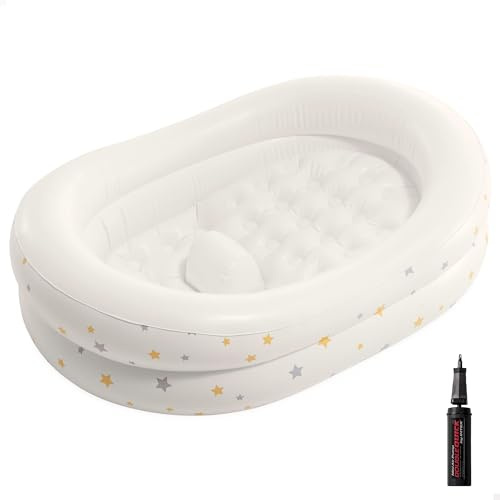 Intex Baignoire pour bébé étoilée 48523NP (Gonflée 89cm x 66cm x 25cm)
