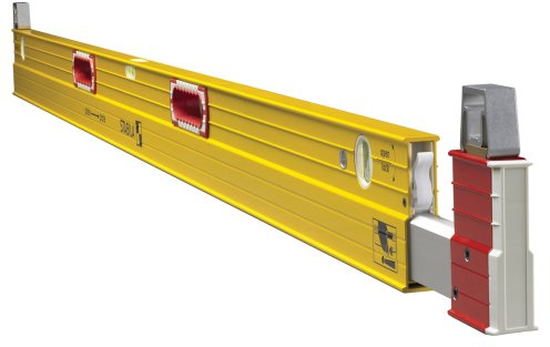 STABILA Type 106T Extendable Plate Level, Adjustable 7-12 ft Range, Cat. Number 35712