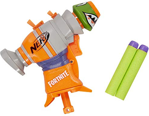 Nerf Fortnite RL MicroShots Dart-Firing Toy Blaster and 2 Official Elite Darts For Kids, Teens, Adults