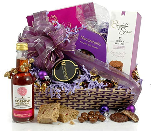 Chocolate Fruit & Nut Delight Hamper - Chocolate & Nuts Gift Basket for Friends, Family & Colleagues