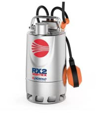 Bomba de elevación de aguas lluviales de acero inoxidable monofásico 220 V – 0,37 kW – 180 L/min – Rueda Vortex