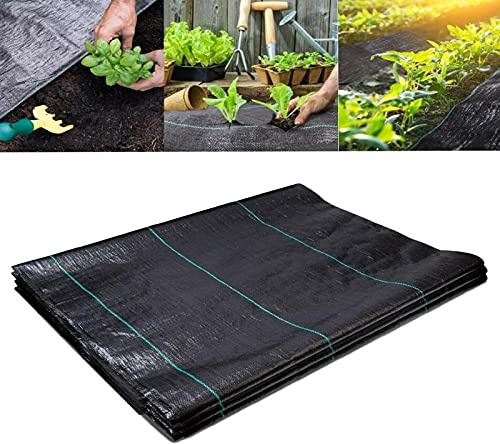 FiveFire Ground Cover Weed Membrane Heavy Duty Landscape Ground Cover Membrane for Gardens (2m x 10m)
