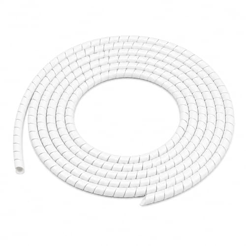 On1shelf® Gaine de câble spirale Blanc 12 mm (2 m)