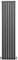 Radiateur Plat Mural 180 x 42 cm Gris Anthracite Pour Salle de Bain, Cuisine, Maison Moderne Design Scandinave [Kit de Fixations, Brosse de Nettoyage inclus & 15 ans de GARANTIE]