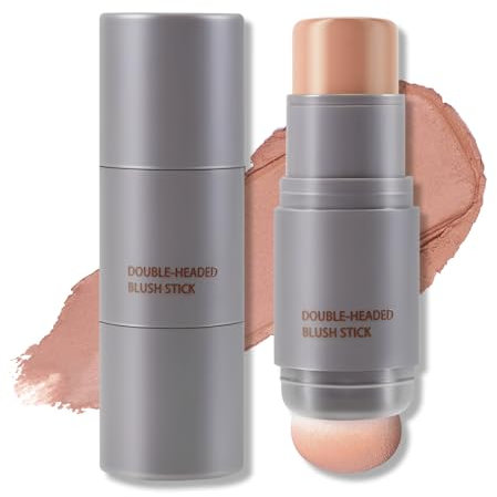 Erinde Cream Blush Stick for Cheeks, Multi-Use Natürliche Finish Rouge Stick, Long Lasting & Waterproof Rougestift, 3-IN-1 Milk Make up Stick für Wange, Lippe und Auge