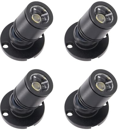 SPELLAGES SPELLES SPELLES LED, 4 Pièces Plafon D'aluminium Spotlight Plafond Places de Plafond USB RADIATEUR USB 5V APPRIS (lumière Blanche)