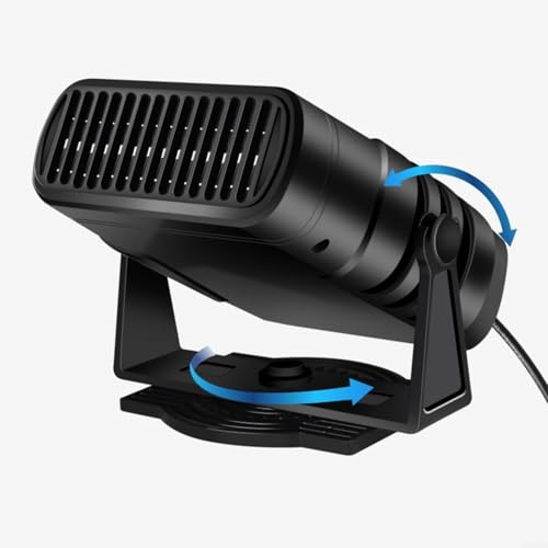 WIIYENA Calentador eléctrico de aire caliente para invernaderos y gallineros, dispositivo de seguridad contra sobrecalentamiento, protección contra sobrecalentamiento para plantas, aves de corral al