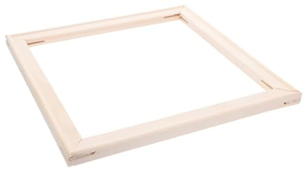 iplusmile 12X12 in Wood Canvas Frame Solid Wood Canvas Stretcher Bars Interlocking Stretcher Bars for Oil Painting Poster Digital Art DIY Stretching Frame Gallery Wrap Display