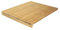 Ambiance Nature 508815 - Tagliere in bambù con Bordi, 52,5 x 46 x 1,9 cm