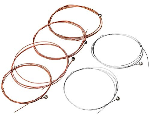 Siming 6 Pack Guitar Strings, Stainless Steel Replacement Strings for Classical Acoustic Electric Guitar