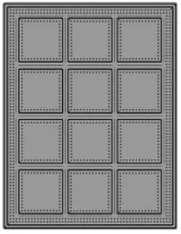 Dotted Square Frame Set Background Metal Cutting Dies for Card Making DIY Scrapbooking Die cuts Template Mould Tool Art Crafts Die cuts Photo Album Decor Paper Crafts