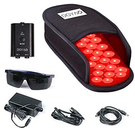 Red Light Therapy Device for Foot Feet Pain Relief Slipper with 660 & 880NM LED Near Infrared Light Therapy Shoes Pad for Toes Instep at Home Use (Single)