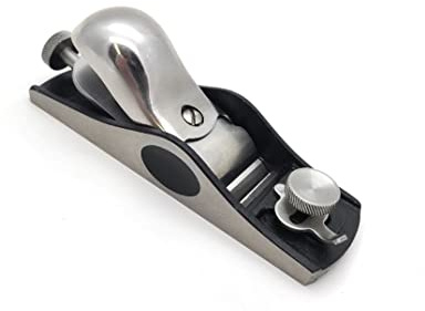 Taytools 777060, #9-1/2 Low Angle Block Plane Stainless Steel Knuckle Cap and Adjustment Screws, Adjustable Mouth
