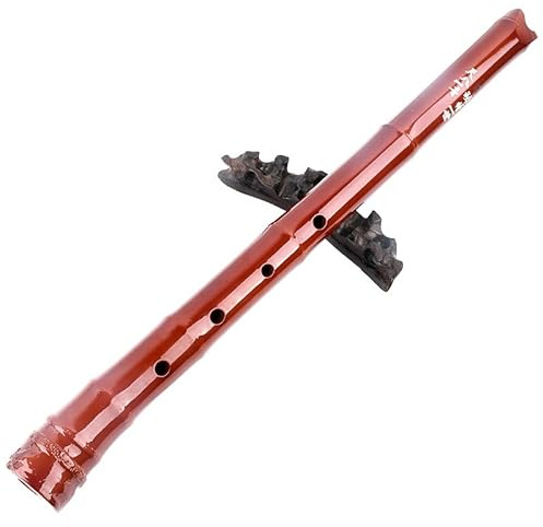 Shakuhachi - Standard 1.8 Shakuhachi Bamboo Flute Pentatonic D/F/G/A/C (D/F) Root End & Natural Edge-Cut Shakuhachi Mouthpiece Zen Instrument. (Color : Red_D tube in G)