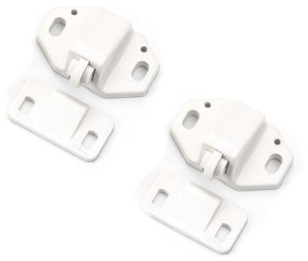 Möbelschnäpper aus Kunststoff, 2stk Schranktür Türschnäpper Kleiderschrank Tür Latch Fang Schranktüren (B)