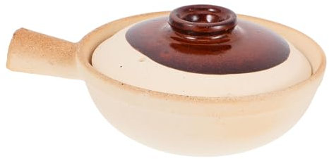 Holibanna Olla De Cerámica Para Huevos y Sopa Tapa De Barro Utensilios De Cocina Chinos