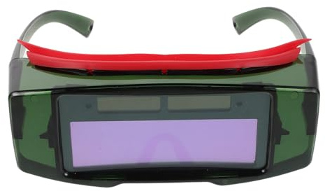 Kisangel Lunettes de Soudage à Assombrissement Automatique Résistantes aux Impacts Écran Panoramique Classique Protection Oculaire pour Soudeur Équipement de Soudage Professionnel