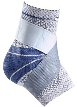 BAUERFEIND MalleoTrain S Knöchelbandage, Größe: rechts 3, Farbe: Titan