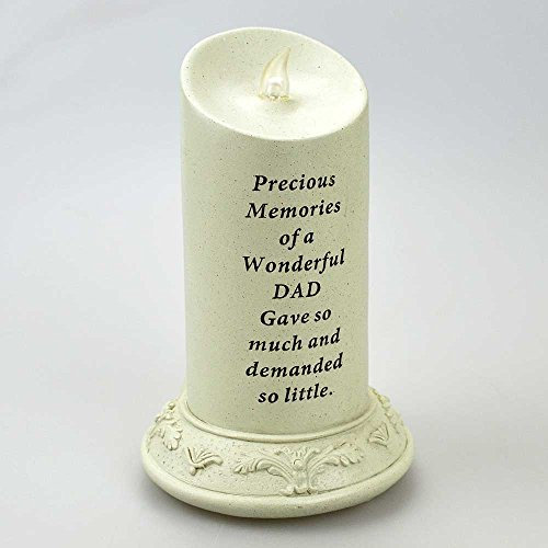 Angraves Special Dad Solar Powered Memorial Graveside Candle with Verse