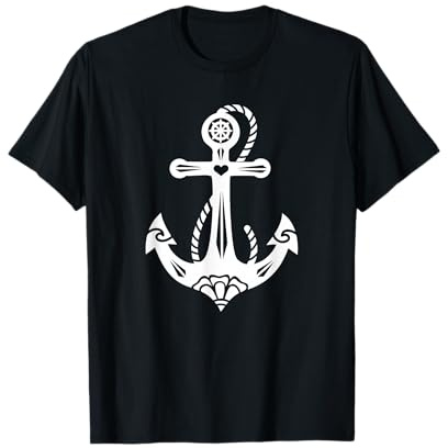 Anker Symbol Hoffnung Glaube Liebe Freiheit Glück T-shirt T-Shirt