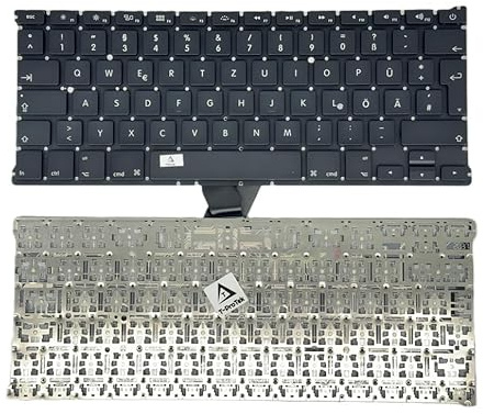 T-ProTek DEUTSCHE - Tastatur Keyboard mit Beleuchtung kompatibel für MacBook Air 13 A1369 Mid 2013