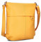 Zwei Damen Handtasche Mademoiselle.M M12 Umhängetasche 7 Liter Crossbody Bag, Schultertasche in DIN-A4-Größe, Schlüsselring, Geheimfach, inkl. extra kurzen abnehmbaren Schultergurt (sunny)