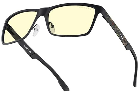 Gunnar Brille gegen blaues Licht – UAV Edition Call Of Duty | Farbe: Onyx Topo | Farbtöne: Amber (65% Filtration des blauen Lichts)