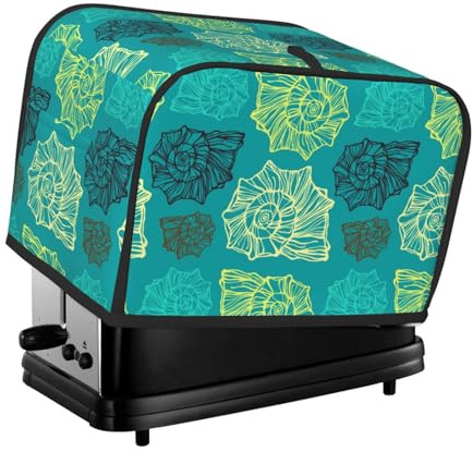 Copertura per tostapane a 2 fette, impermeabile, con tasche, per piccoli elettrodomestici da cucina, protezione dalle impronte digitali, lavabile in lavatrice