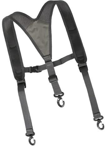 VOCUE Tirantes tácticos ajustables con soporte acolchado para exteriores, cinturón táctico, tácticas, tirantes ajustables tipo Y