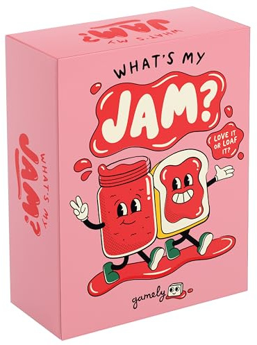 What’s My Jam? | The fun-filled party game of what you love (and what you don’t!) | A guessing game for couples, families & friends | 2+ players | A