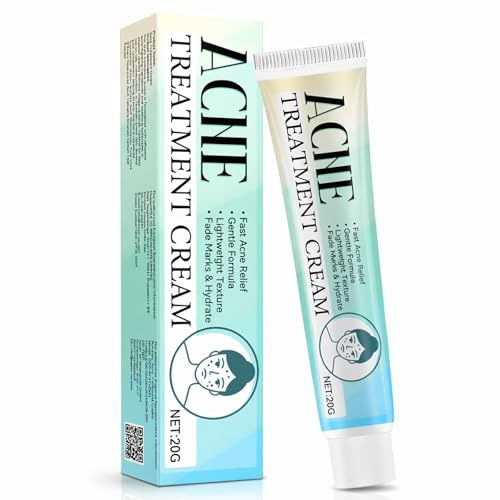 Crema Brufoli Viso, Crema Acne Potentissima, Cura per Brufoli e Imperfezioni, Riduce Subito Acne e Brufoli, Punti Neri e Rossori, Adatta a Tutti i Tipi di Pelle e Età,per la Pelle di Viso e Corpo
