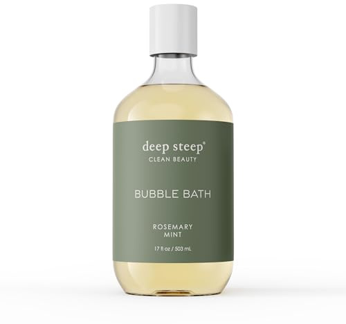 Deep Steep Bubble Bath, 17oz (Rosemary Mint)