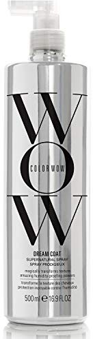 Color Wow Dream Coat Anti Frizz Spray für superglattes Haar, Hitzeschutz für Haare hält bis zu 3 Haarwäschen, Glanzspray für geschmeidige Haare, 500ml