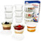 MamboCat 12er Set Weckgläser mit Frischhaltedeckel 80 ml I Original Weck Sturzglas Dessertglas I Einweckgläser mit Deckel für Kuchen Gelees UVM I inkl. Diamant-Zucker Gelierzauber Rezeptheft