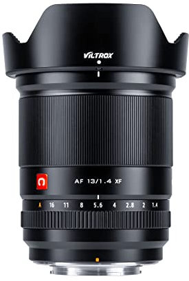 VILTROX 13 mm F1.4 XF Fuji Lens Auto Focus Ultra Wide Angle Lens for Fujifilm X-Bayonet Camera X-T30 X-T4 X-T3 X-Pro3 X-Pro2 X-H1 X-T200 X-E2 X-A1 Black