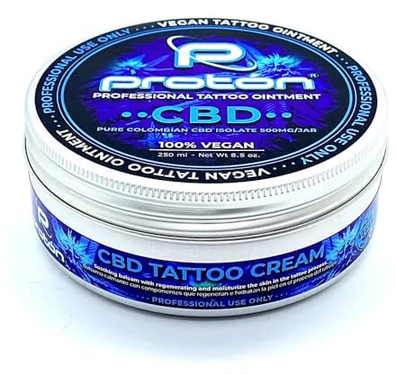CBD - Proton Tattoo Cream - Made by Nature - 250ml / 8.5 Oz. Crema para el proceso de tatuaje, mantequilla.