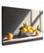 MuchoWow© Leinwandbild Groß 120x80 cm XXL Dekoration Wohnzimmer Bilder Pictures Wall Decoration Living Room Wohnungs Deko Moderne Bild Zitronen - Stillleben - Gelb