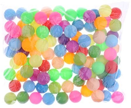Palline da ping pong in diversi colori – 100 pezzi