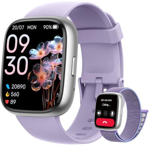 Smart Watch for Women Men, 2026 Upgrade Smartwatch [2 Bands, 44mm case], 1.83 Fitness Tracker Watch Alexa Built-in, Make/Answer Call, HR Sleep Stress Monitor, IP68 Waterproof Step Counter Watch