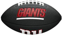Wilson Unisex-Youth MINI NFL TEAM SOFT TOUCH FB BL NG American Football, Black