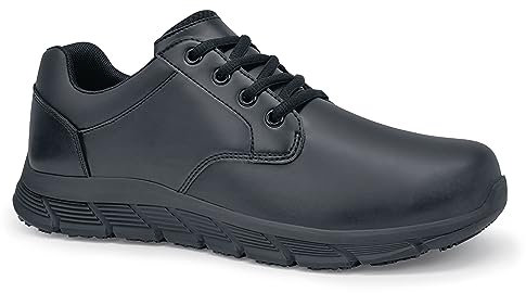 Shoes for Crews Arbeitsschuhe Saloon II Men – Schicker, lässiger Schnürschuh, sicherer Halt, rutschhemmend, wasserabweisend, Leder, OB E SR – Halbschuh für Herren