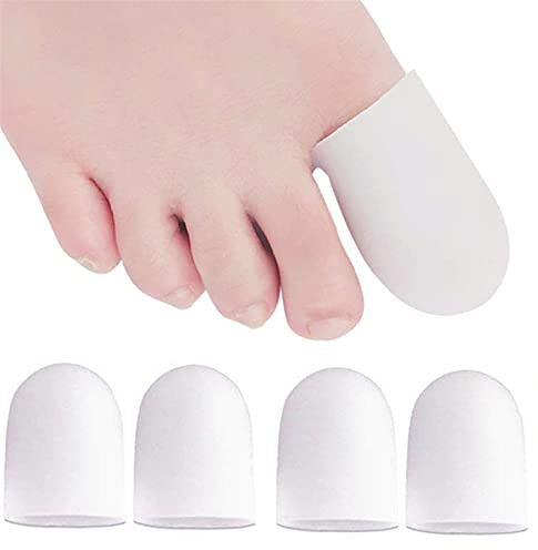 Protezione alluce, 4 pezzis copri alluce silicone proteggi alluce, copri alluce calli, Previene di calli e vesciche, Calli, Protect Nail Toes-Per uomo e per donna