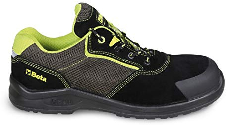 Beta Scarpe Antinfortunistiche Flessibili e Leggere da Lavoro in Pelle Scamosciata con Inserti in Mesh, ad Alta Traspirazione e Rinforzo Antiabrasione sul Puntale, Unisex, Taglia 36 EU