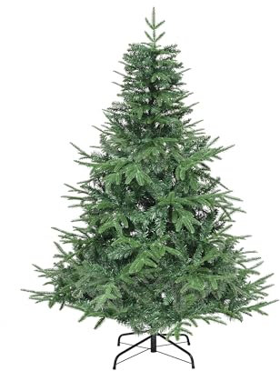 YITAHOME Sapin de Noël Artificiel Premium 152 cm, Environ 450 Pointes en PE moulé par Injection et PVC, Sapin réaliste avec Support en métal et Cadre Pliant, Montage Rapide pour Maison, 152 x Φ75 cm