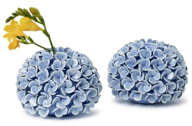 Twos Company, Hydrangea Bud Vases Set