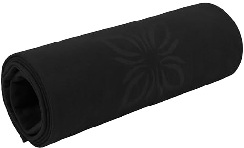 Serviette de yoga antidérapante 188x68cm - Serviette de yoga en microfibre avec picots en silicone - Douce, absorbante & à séchage rapide - Support parfait pour tapis de yoga & hot yoga ou pilates