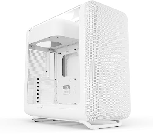 Hyte X50 Modern Performance ATX Mid-Tower PC spelfodral – snövit