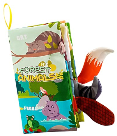 Libri fruscianti per bambini | Giocattoli educativi che squittiscono morbidi per viaggiare e lavare - Libri per toccare e sentire, per bambini asilo e casa per il compleanno all'interno e all'esterno