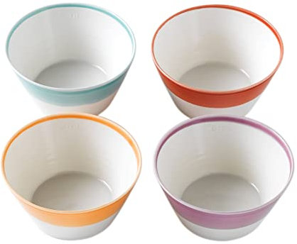 Royal Doulton - Juego de 4 boles de cereales, varios colores